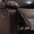 Vita Recliner Chair(Motion) in Espresso PU