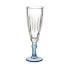 Бокал для шампанского Exotic Стеклянный Синий 170 ml