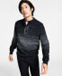 Men's Regular-Fit Space-Dyed 1/4-Zip Mock Neck Sweater, Created for Macy's