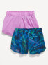 Фото #1 товара Dolphin-Hem Run Shorts for Girls