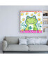 Фото #3 товара Valarie Wade Frog in Clover Canvas Art - 15.5" x 21"