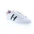 Фото #3 товара Lacoste Grad Vulc 120 2 P SMA Mens White Leather Lifestyle Sneakers Shoes