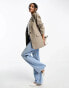 Фото #2 товара Pull&Bear oversized blazer in taupe brown