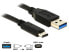 Фото #3 товара Delock 1m USB3.1-C/USB3.1-A - 1 m - USB A - USB C - USB 3.2 Gen 2 (3.1 Gen 2) - Male/Male - Black