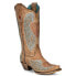 Фото #3 товара Corral Boots Heart And Wings Embroidery Studded Snip Toe Cowboy Womens Brown Ca