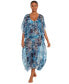 ფოტო #1 პროდუქტის Women's Flutter-Sleeve Midi Caftan