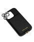 Фото #2 товара Women's Black Saffiano Leather iPhone 14 Pro Max Case