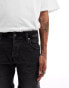 Jack & Jones denim short in washed black