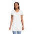 Фото #2 товара Women's Short Sleeve Jersey Extra Long V neck Tunic