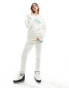 Фото #8 товара Threadbare Ski oversized hoodie and jogger tracksuit in ecru