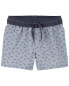 Toddler Dino Print Active Shorts in Moisture Wicking Fabric 2T