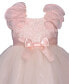 ფოტო #2 პროდუქტის Baby Girls Sleeveless Sparkle Embroidery to Mesh Ballerina Dress