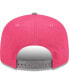 Фото #3 товара Men's Pink, Gray Las Vegas Raiders 2-Tone Color Pack 9FIFTY Snapback Hat