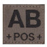 Фото #1 товара CLAWGEAR AB Pos Bloodgroup Patch