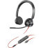 Headphones with Microphone Poly Blackwire 3325 Black