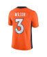 Фото #3 товара Men's Russell Wilson Orange Denver Broncos Vapor Untouchable Limited Jersey