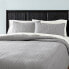 Фото #1 товара Washed Loop Stripe Duvet Cover Bedding Set - Hearth & Hand with Magnolia