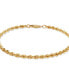 ფოტო #4 პროდუქტის Rope Link Chain Bracelet in 14k Gold