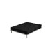 Fitted bottom sheet Alexandra House Living Black 135/140 x 190/200 cm