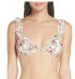 Tory Burch 256265 Women Printed Ruffle Triangle Bikini Top Swimwear Size Large