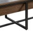 Кофейный столик Чёрный Натуральный Железо древесина ели 120 x 60 x 43,5 cm