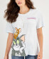 ფოტო #3 პროდუქტის Juniors' Tom & Jerry Graphic T-Shirt