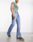 ASOS DESIGN vintage flare jeans in mid blue wash