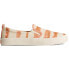 Фото #1 товара Sperry Crest Tie Dye Slip On Sneaker Womens White Sneakers Casual Shoes STS87487