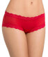 Фото #2 товара Hanky Panky Peep Show Cheeky Hipster (Red) Women's Underwear Panties sz M 167958