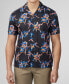 ფოტო #1 პროდუქტის Men's Botanical Print Short Sleeve Shirt