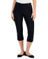 Фото #1 товара Petite Rivet-Detail Capri Pants, Created for Macy's