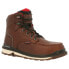 Фото #2 товара Rocky Rams Horn 6 Inch Waterproof Composite Toe Work Mens Brown Work Safety Sho