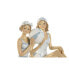 Фото #3 товара Декоративная фигура Home ESPRIT Белый Небесный синий Средиземноморье 8 x 8 x 12,5 cm (2 штук)