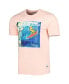 ფოტო #2 პროდუქტის Men's and Women's Pink The Simpsons Surfboarding T-shirt