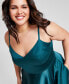 Trendy Plus Size Satin Sleeveless Gown