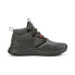 Фото #4 товара Puma Pacer Future Trail Mid 38586603 Mens Gray Canvas Athletic Hiking Shoes