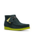 Фото #3 товара Clarks Wallabee Boot 26169606 Mens Green Suede Lace Up Chukkas Boots