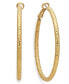 Textured Medium Hoop Earrings, 2", Created for Macy's