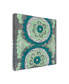 Фото #2 товара Chariklia Zarris Teal Tapestry III Canvas Art - 15.5" x 21"