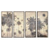 Фото #1 товара Набор из четыре рамок DKD Home Decor Пальмы Колониальный 200 x 4 x 120 cm