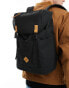 Timberland heritage strap logo backpack in black