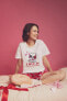 Фото #7 товара Пижама DeFacto Fall In Love Snoopy короткий рукав и шорты B6205ax24sp
