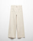 ფოტო #4 პროდუქტის Women's Pockets Detail Wideleg Jeans