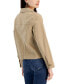 ფოტო #2 პროდუქტის Women's Faux-Double-Breasted Chino Jacket