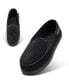 Фото #18 товара Mens Wide Moccasin Slippers Memory Foam Slip On Indoor House Shoes