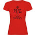 ფოტო #1 პროდუქტის KRUSKIS Keep Calm And Go Skiing short sleeve T-shirt