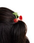 ASOS DESIGN hair clip claw with cherry detail in multi - фото #1