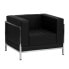 Фото #5 товара Hercules Imagination Series Contemporary Black Leather Chair With Encasing Frame