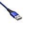 Akyga AK-USB-42 - 1 m - USB A - USB C - USB 2.0 - Blue