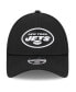 Youth Boys Black New York Jets Main B-Dub 9FORTY Adjustable Hat